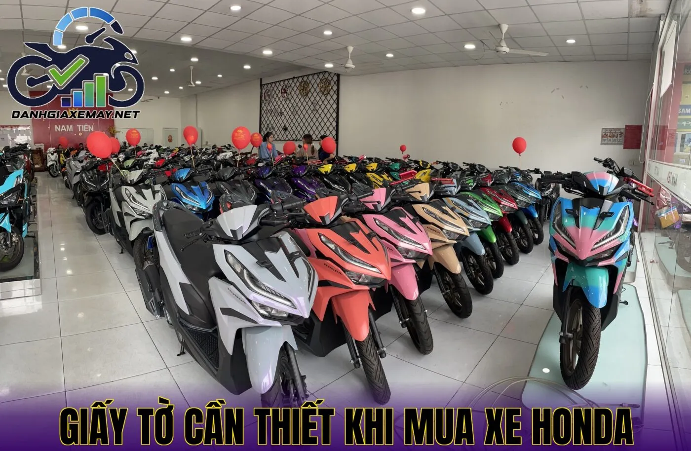 giấy tờ cần thiết khi mua xe Honda