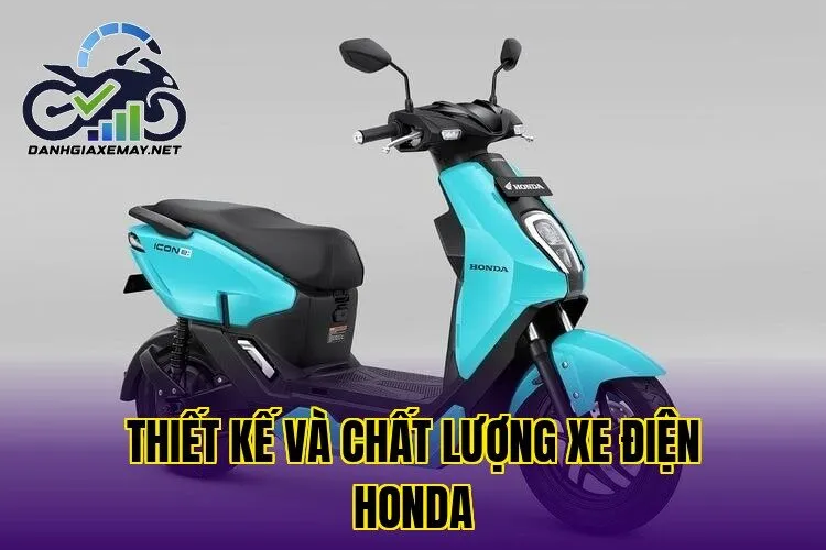 thiết kế và chất lượng xe điện Honda