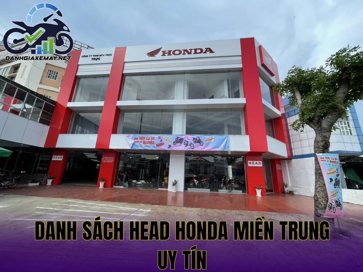 danh sách HEAD Honda miền Trung uy tín