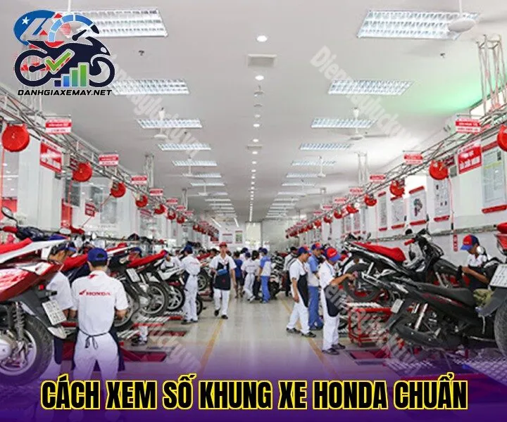 Cách xem số khung xe Honda chuẩn