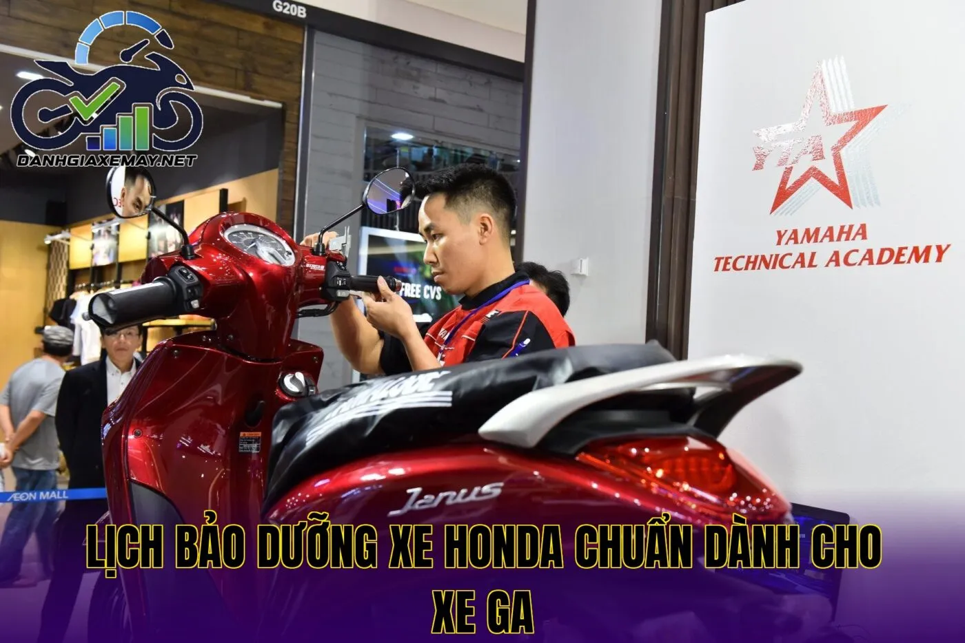 lịch bảo dưỡng xe Honda chuẩn dành cho xe ga