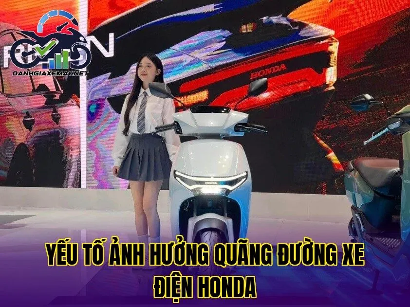 yếu tố ảnh hưởng quãng đường xe điện Honda