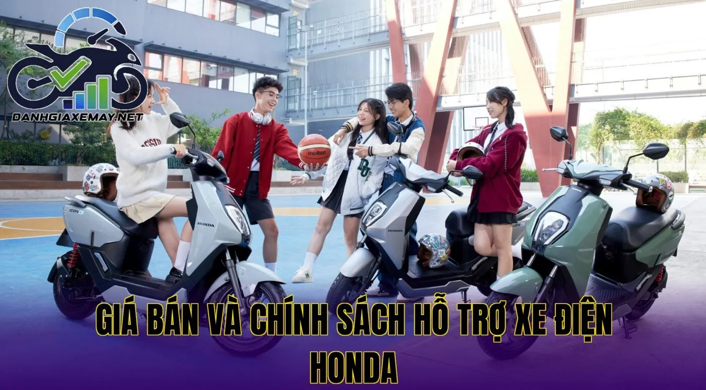 giá bán và chính sách hỗ trợ xe điện Honda