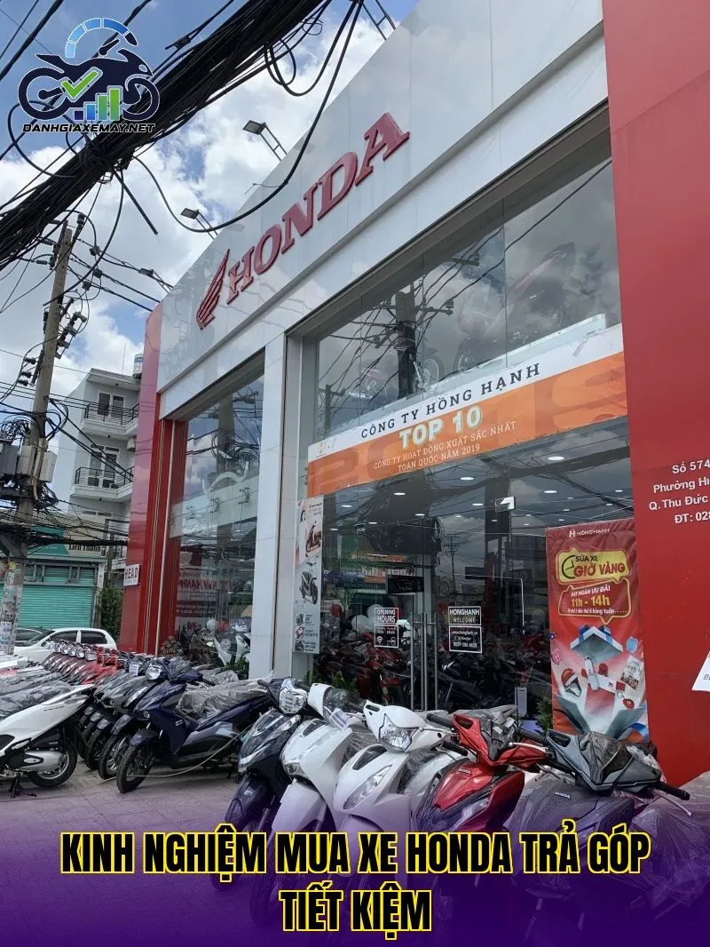 kinh nghiệm mua xe Honda trả góp tiết kiệm