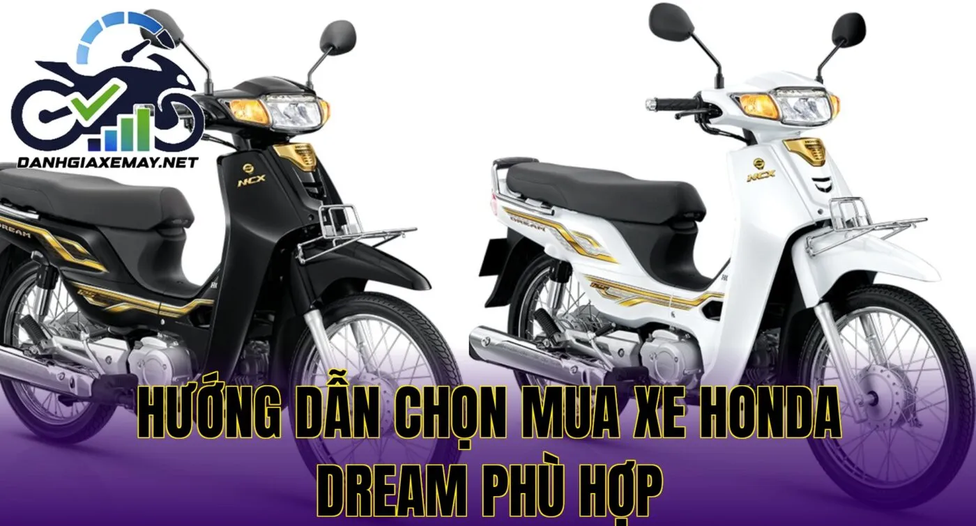 hướng dẫn chọn mua xe Honda Dream phù hợp