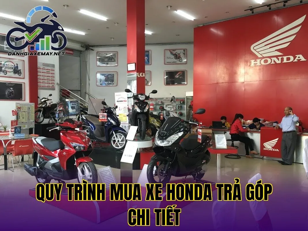 quy trình mua xe Honda trả góp chi tiết