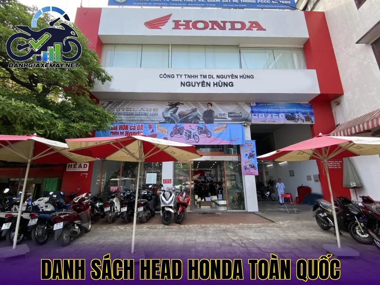 Danh sách HEAD Honda toàn quốc