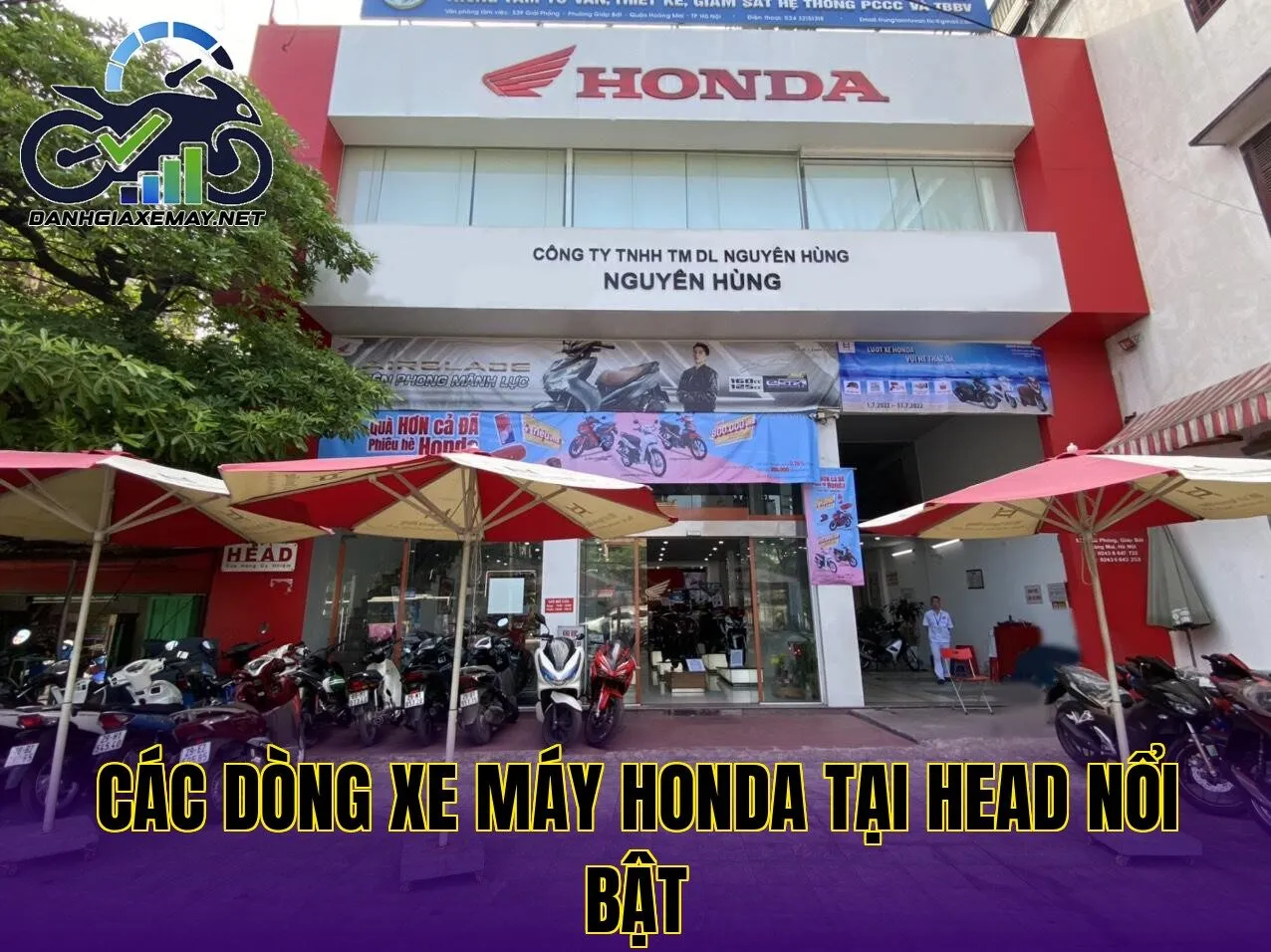 các dòng xe máy Honda tại HEAD nổi bật