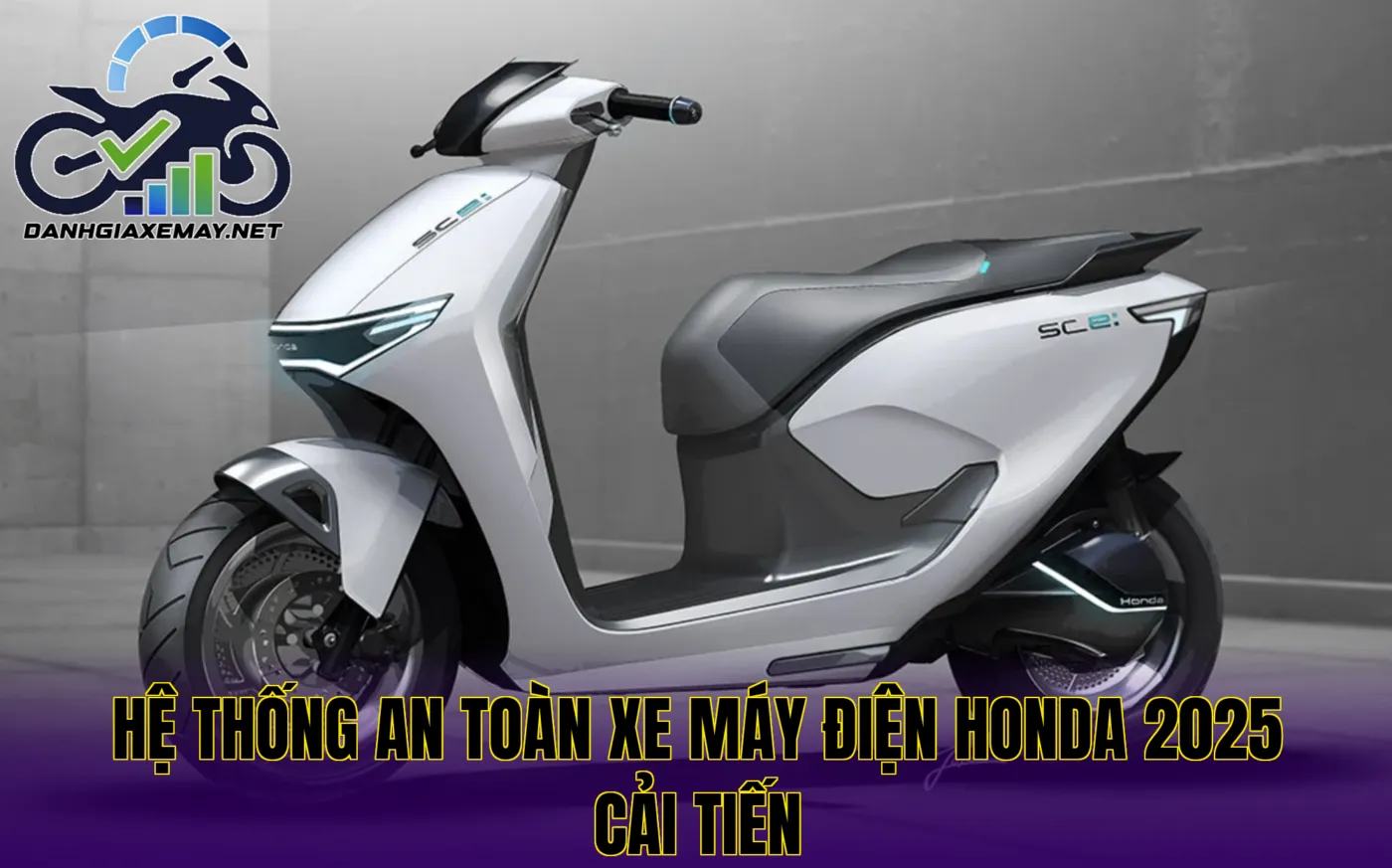 hệ thống an toàn xe máy điện Honda 2025 cải tiến