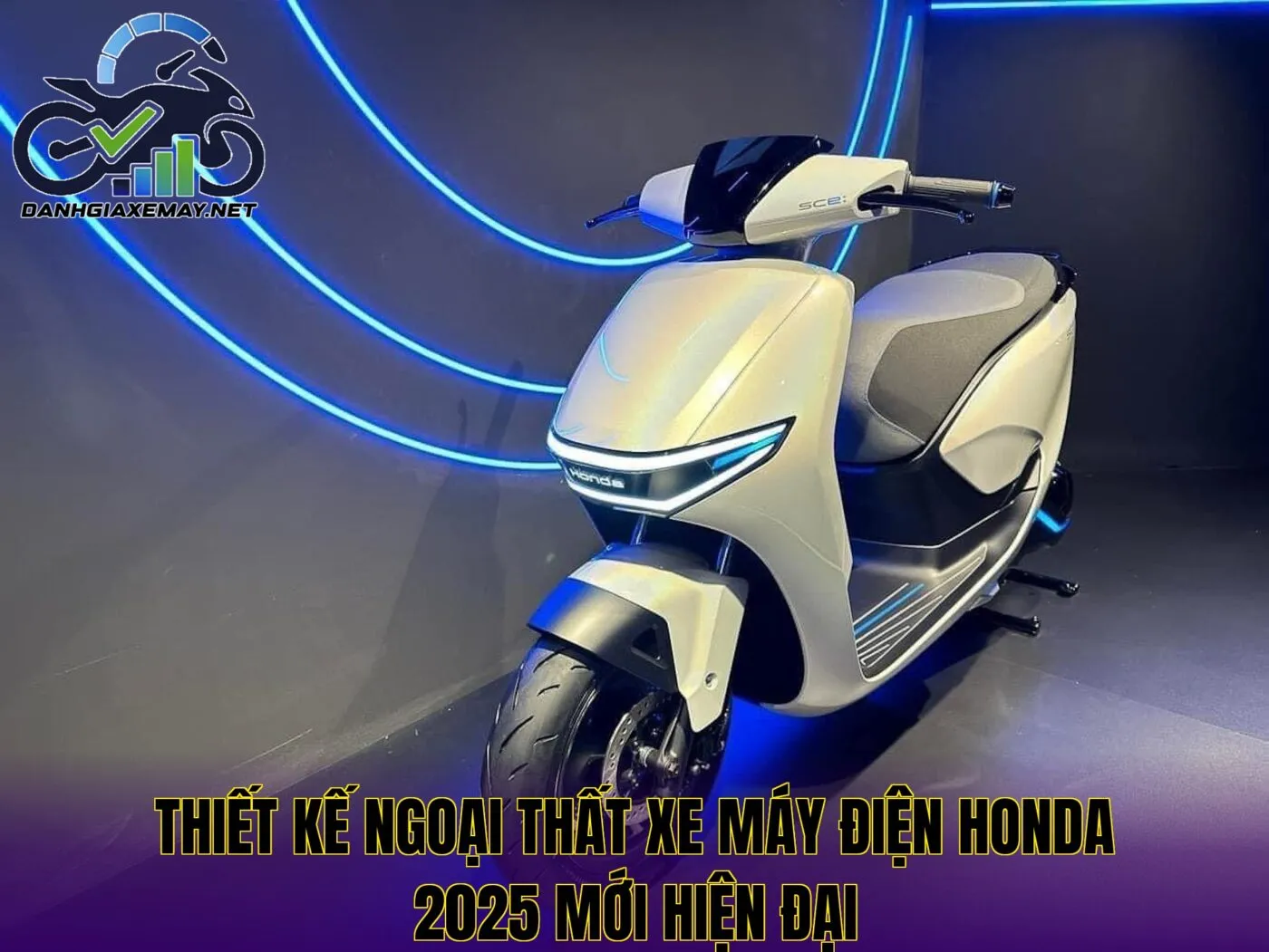 thiết kế ngoại thất xe máy điện Honda 2025 mới hiện đại